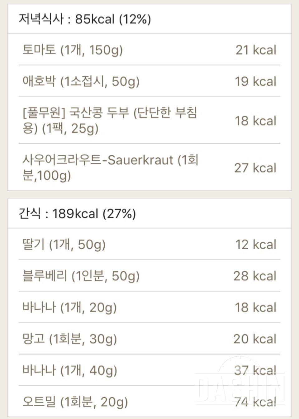 30일 1,000kcal 식단 27일차 성공!