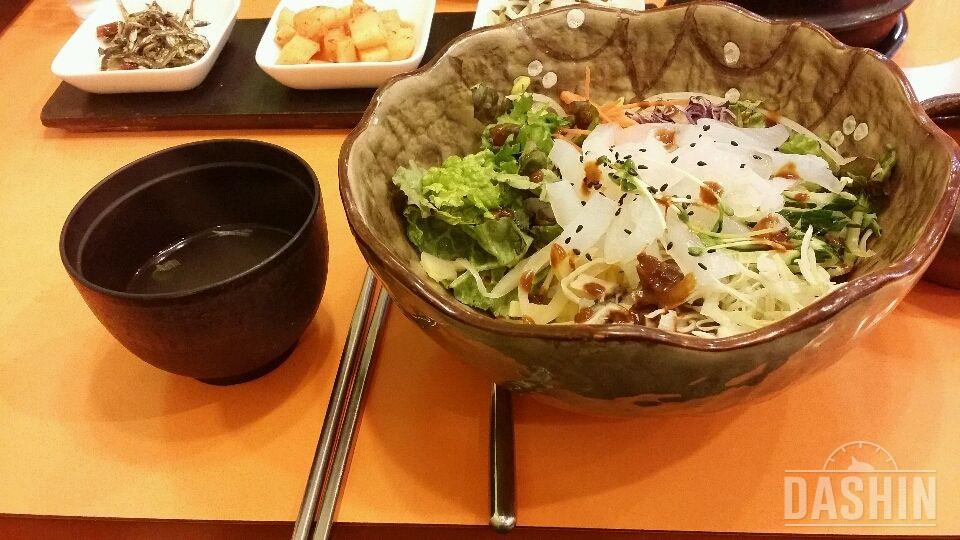 청포묵밥 맛있게 흡입 냠냠^^