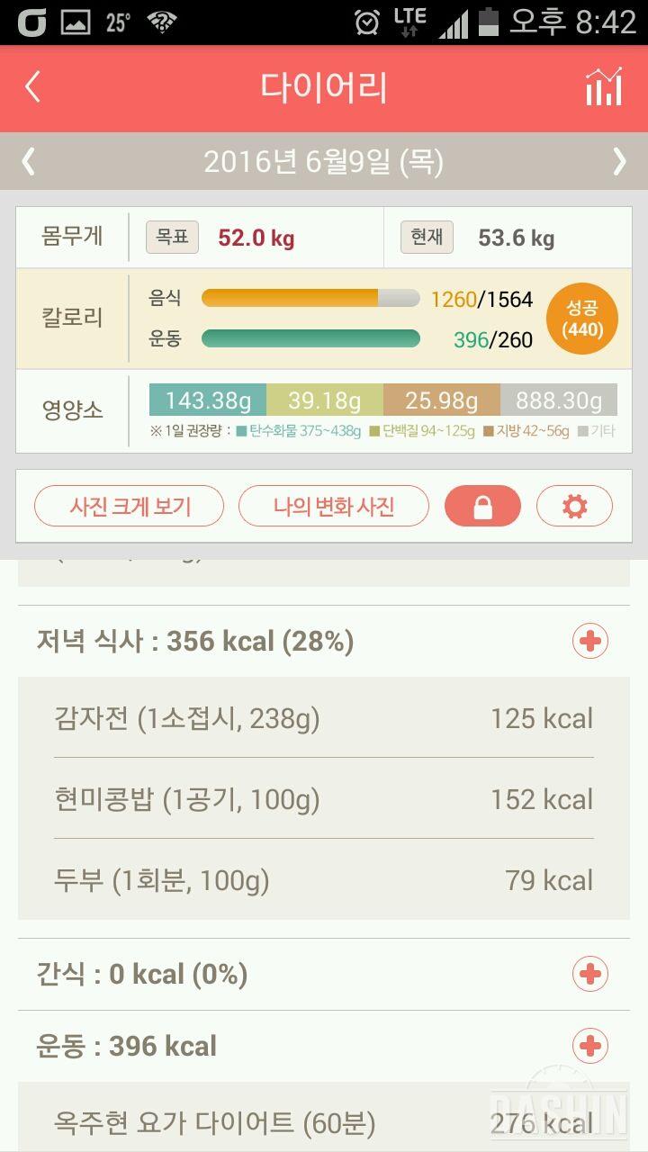 30일 야식끊기 15일차 성공!