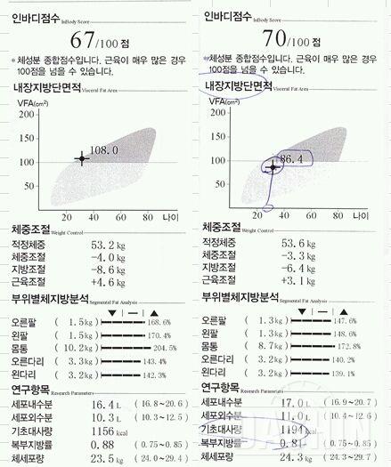 사진상 차이가 좀 보이나요?