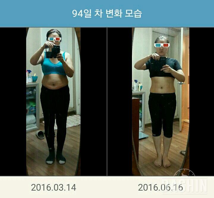 40대 3달 8kg감량 (160cm/69kg->61kg)