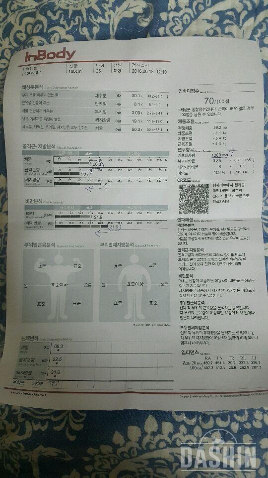 다신5기 집중감량그룹 1일차 식단, 운동