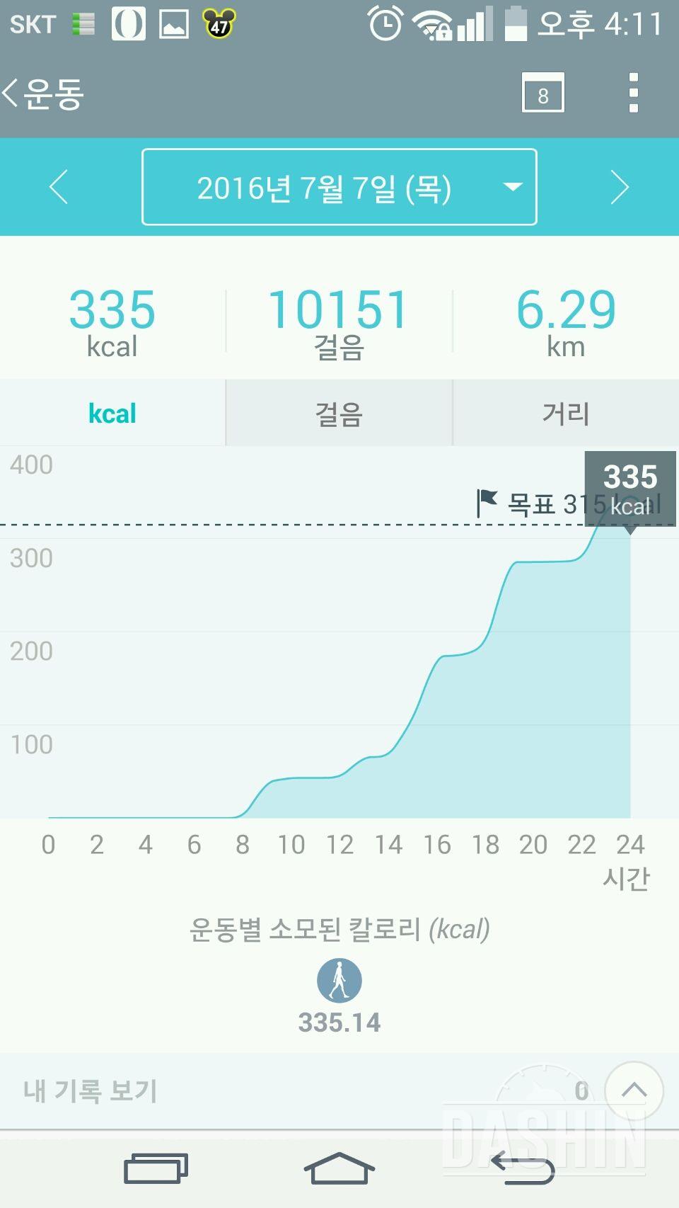 다신5기집중감량18일차 식단및운동