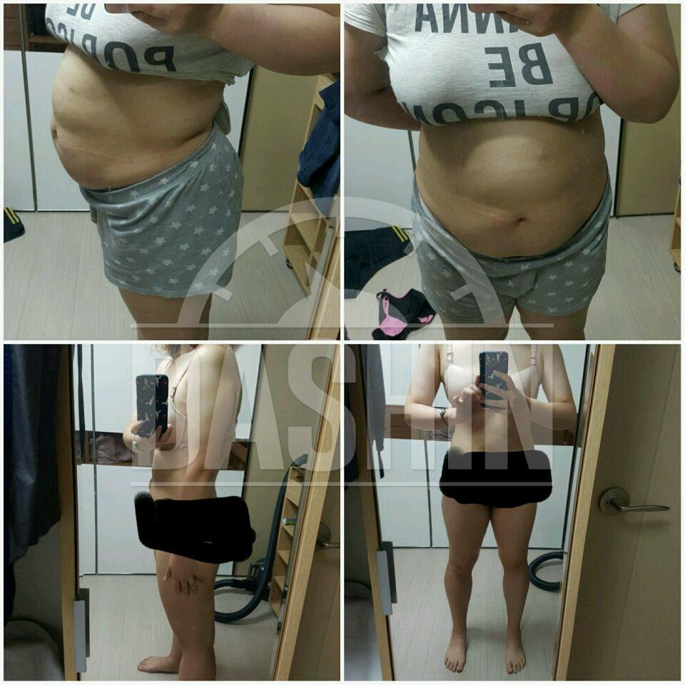 1년간 94kg->69kg (-25kg)