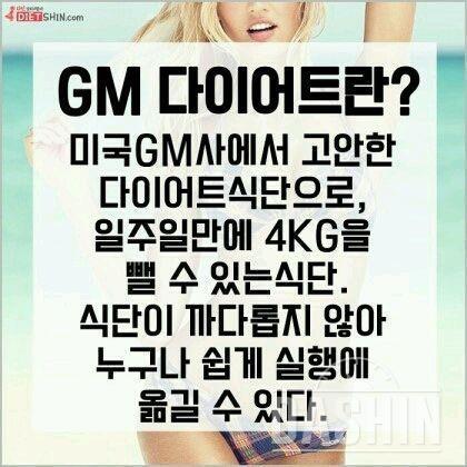 GM다이어트 후기 ☆총 3.9kg감량☆