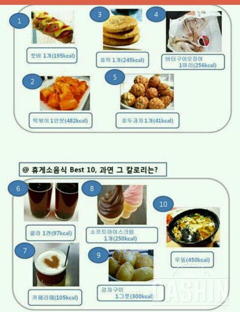 휴게소 음식 BEST 10