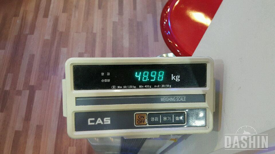 인생최저 기록!  62kg에서 48kg