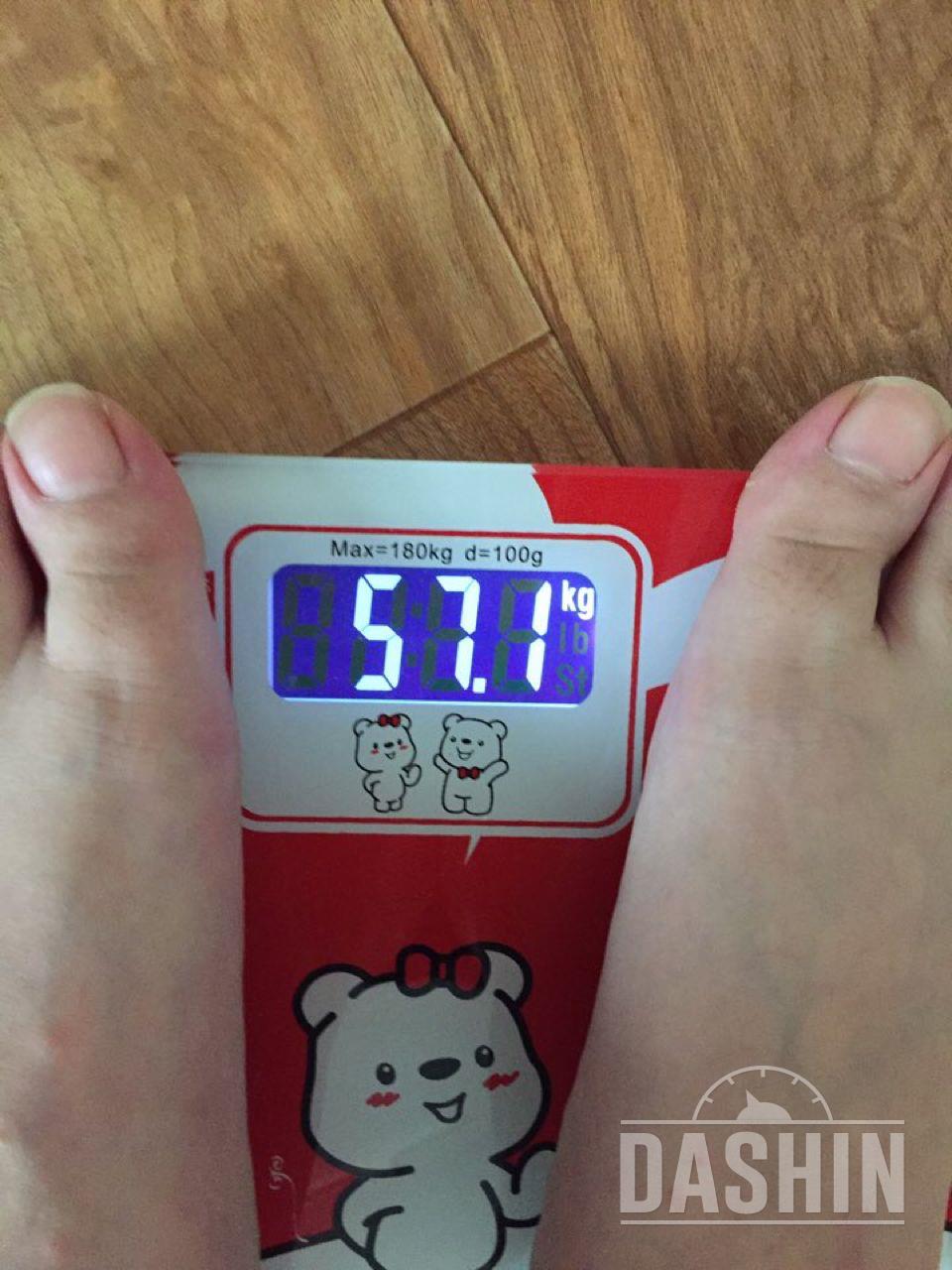 6일만에 -3kg