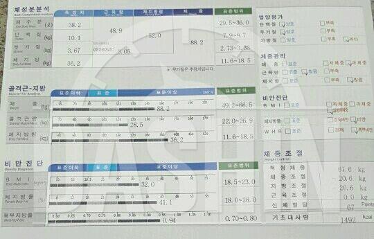 다이어트 96일차 중간 인바디!