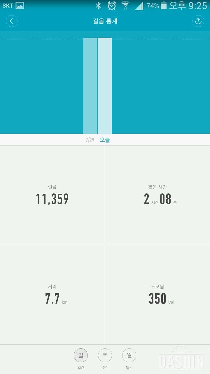 30일 만보 걷기 19일차 성공!