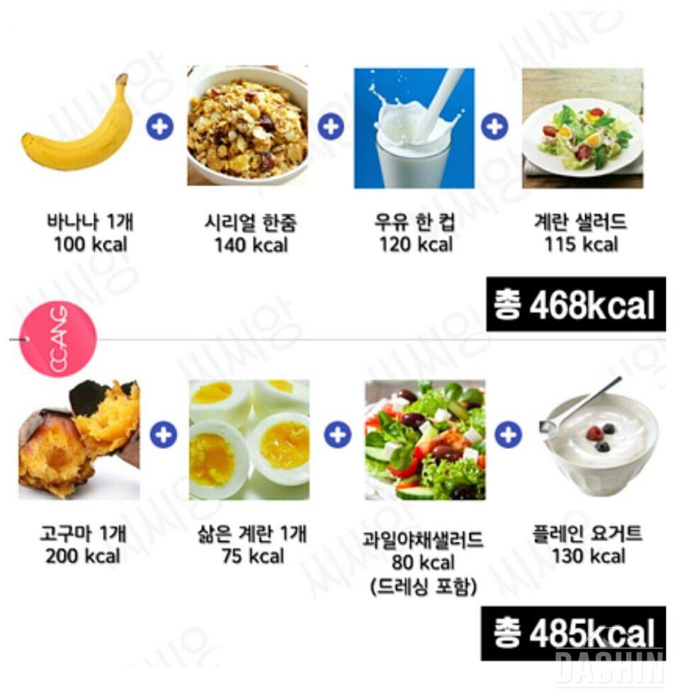 한 끼 500kcal 기준인 다이어트 식단