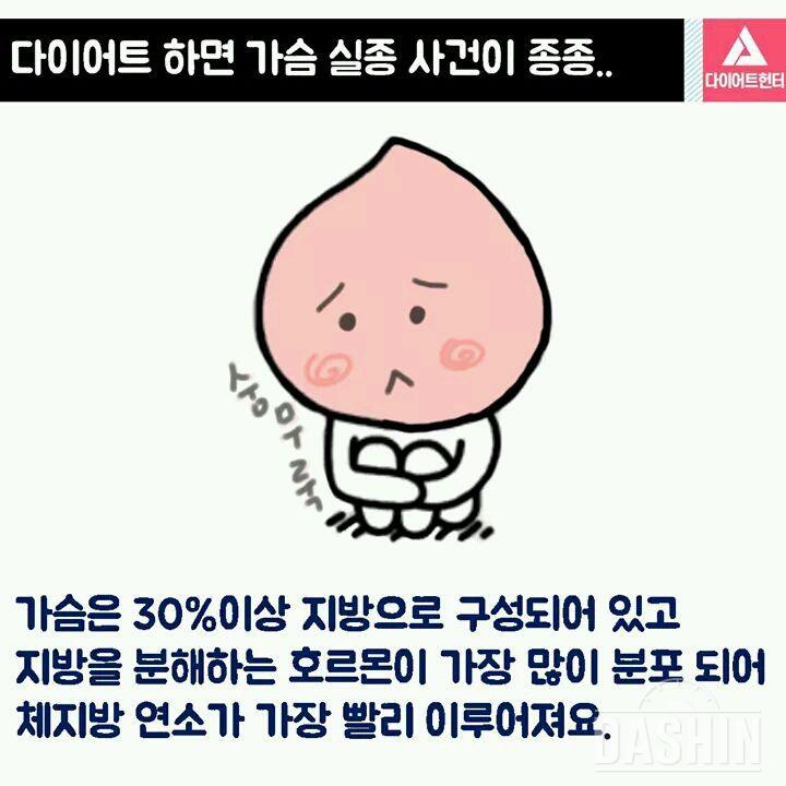 가슴을 지키며 다이어트하기