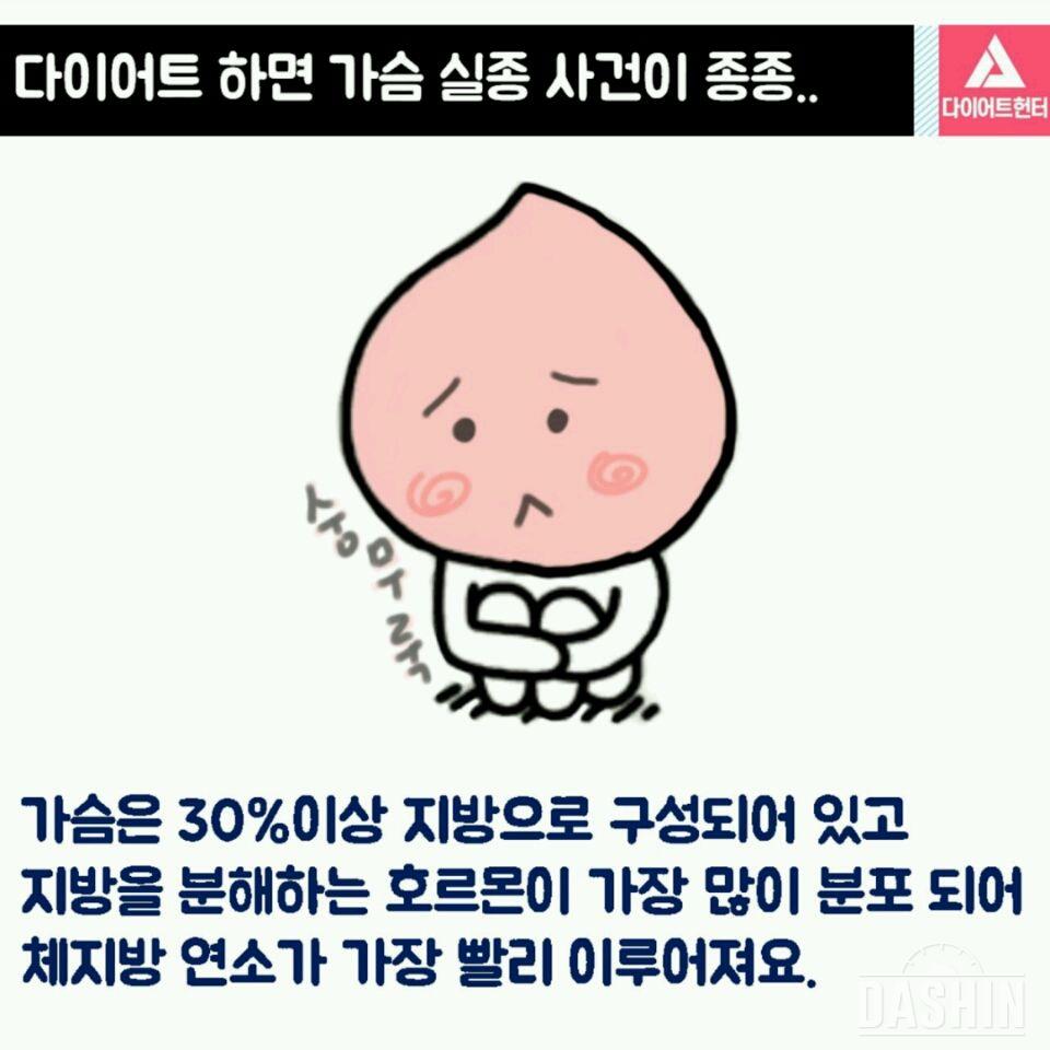 가슴을 지키며 다이어트 하는 법