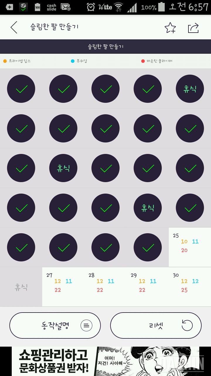 슬림한팔 24일