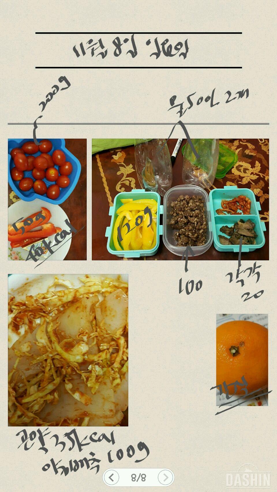 오늘처음시작한 식단일기