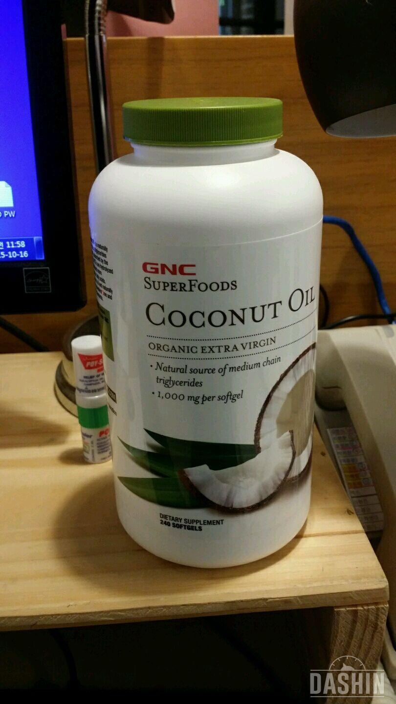 GNC 코코넛오일 캡슐
