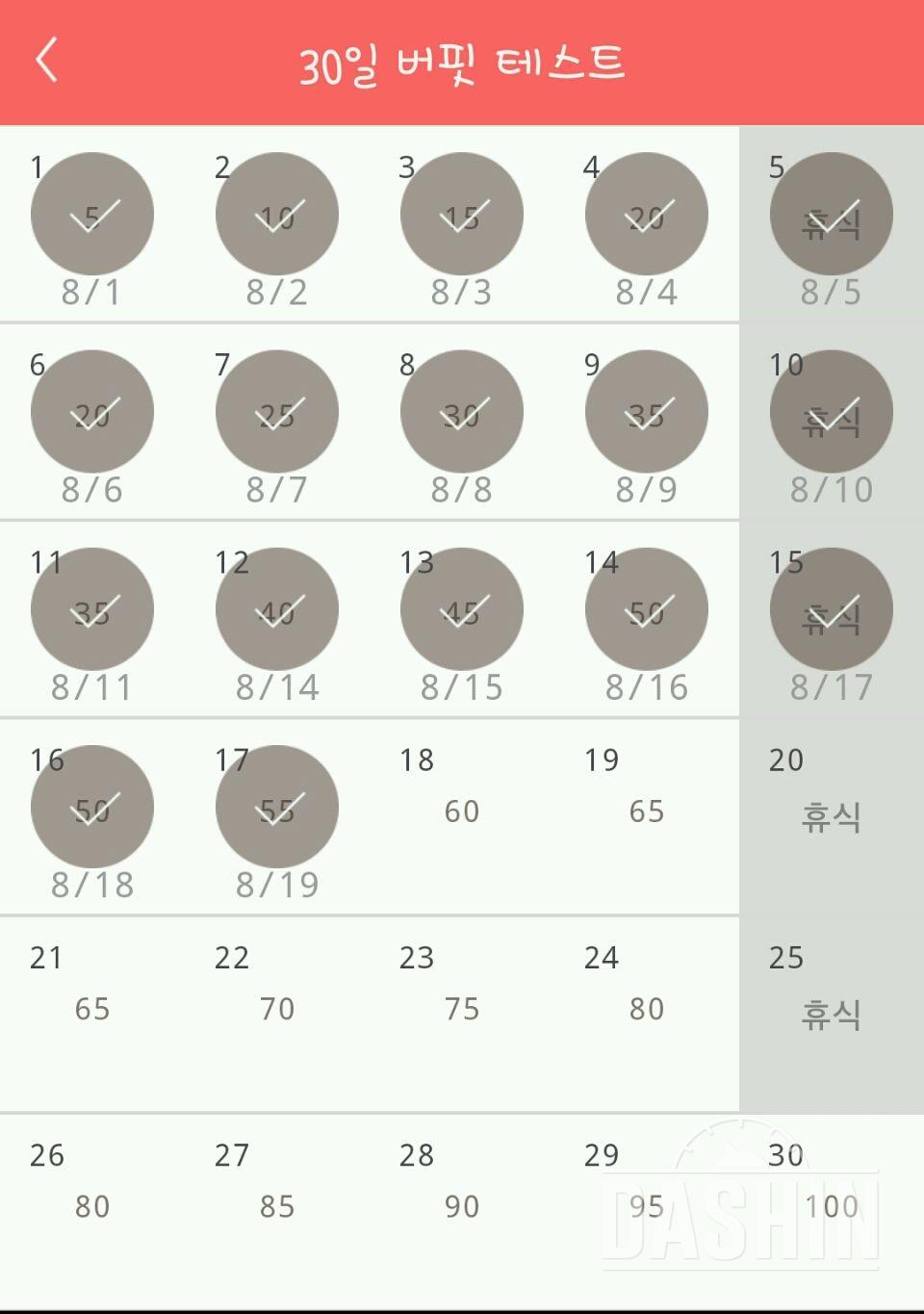 30일 버핏 테스트 17일차 성공!