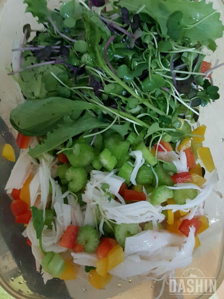 크래미샐러드&두부유부초밥