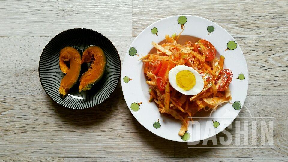 실곤약비빔국수