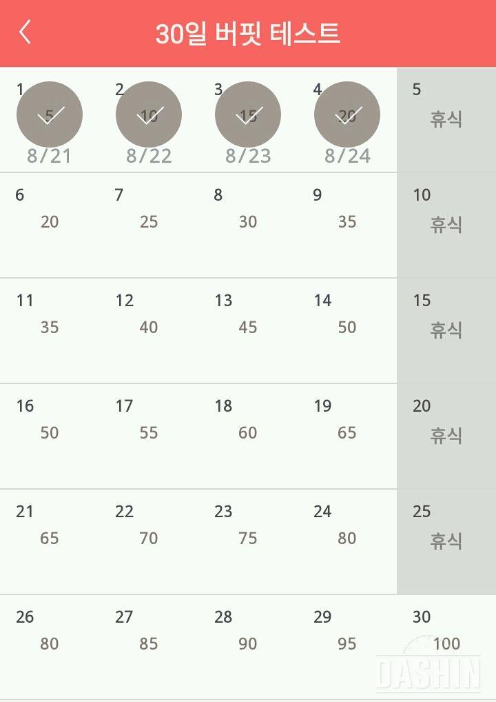 30일 버핏 테스트 4일차 성공!