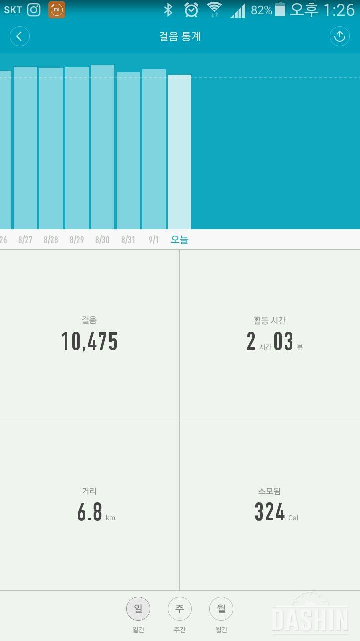 30일 만보 걷기 52일차 성공!