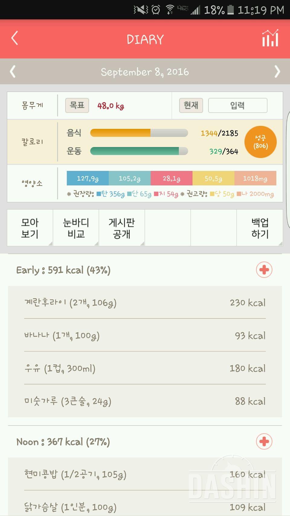 30일 밀가루 끊기 55일차 성공!