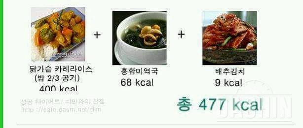 500칼로리 이하로 먹기