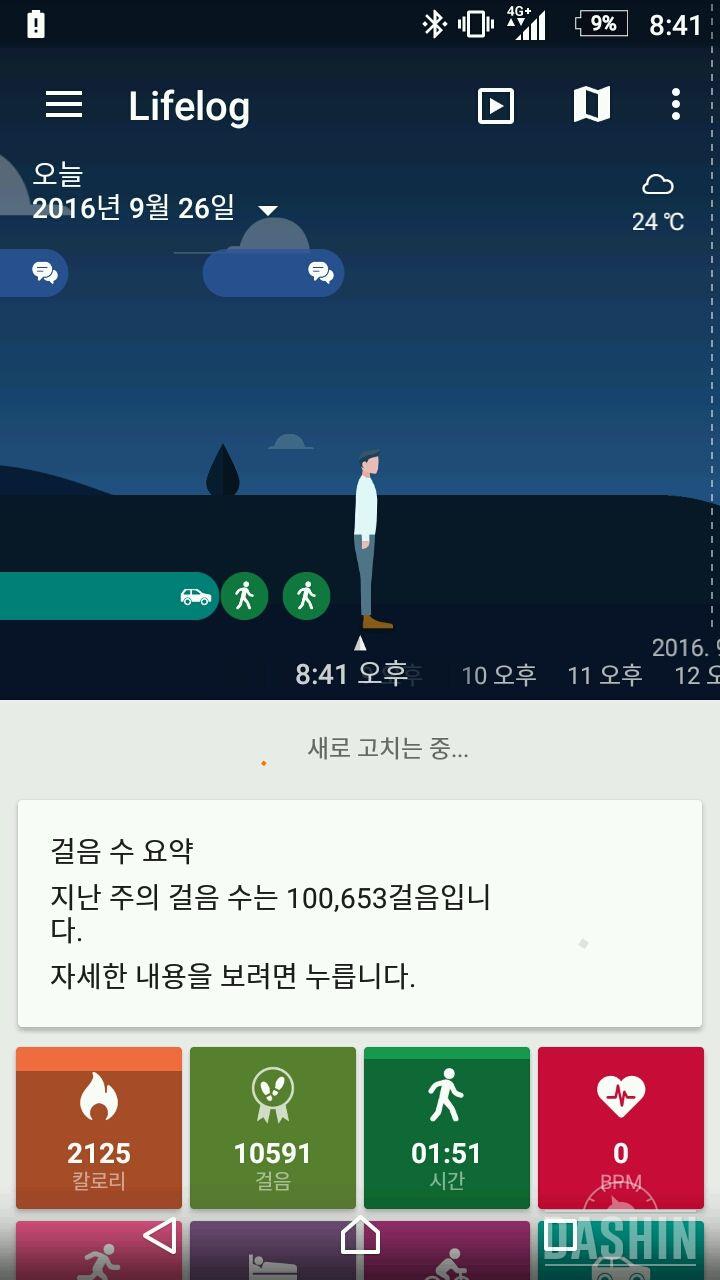 30일 만보 걷기 5일차 성공!