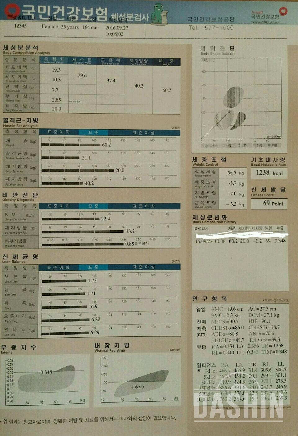 [다신6기]인바디 등록합니다