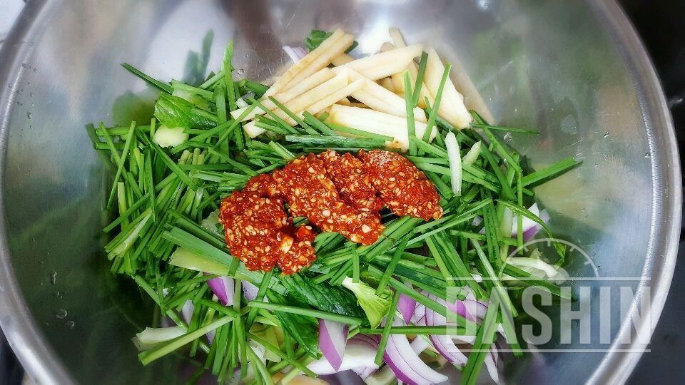 [더라이트 ]청경채 겉절이 비빔밥