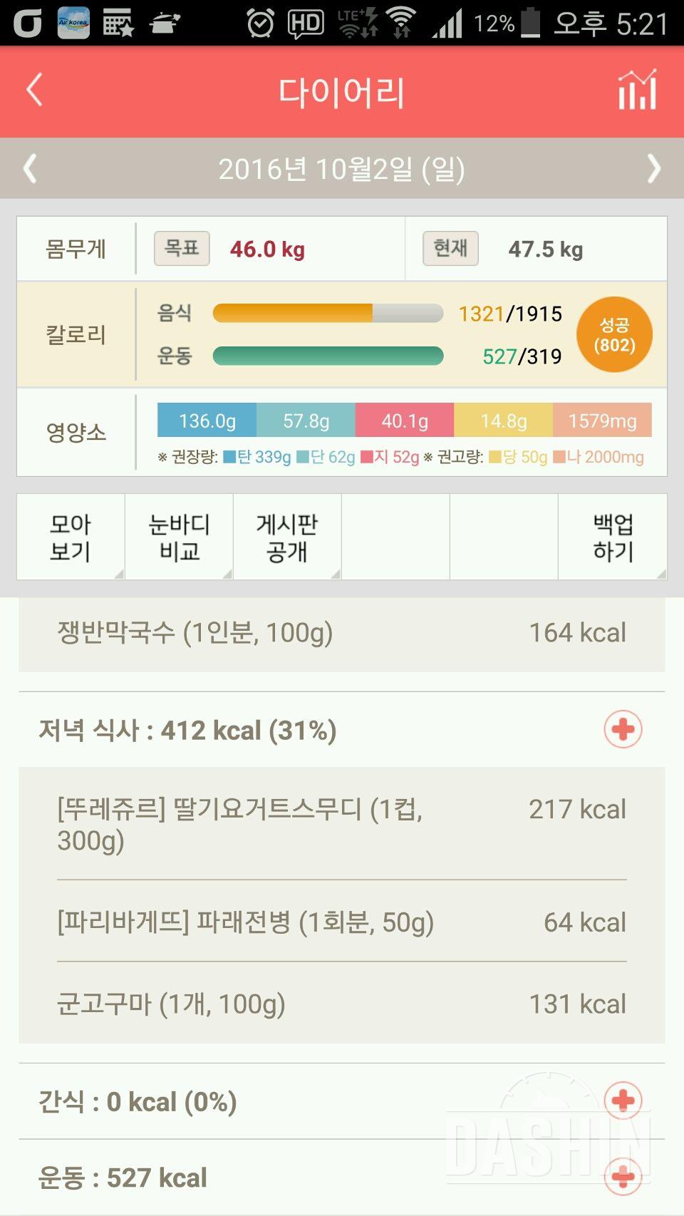 30일 야식끊기 28일차 성공!