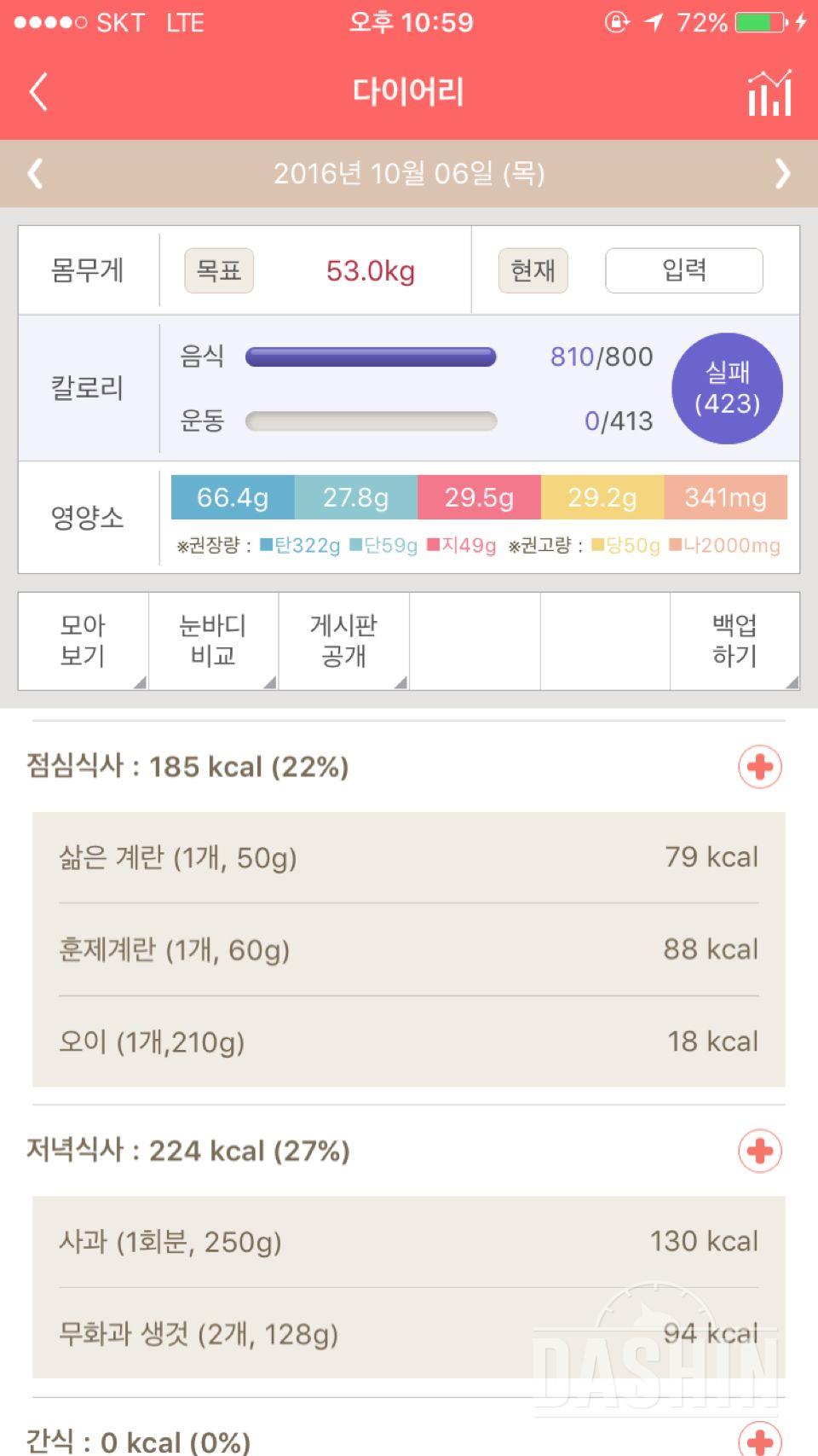 30일 밀가루 끊기 35일차 성공!