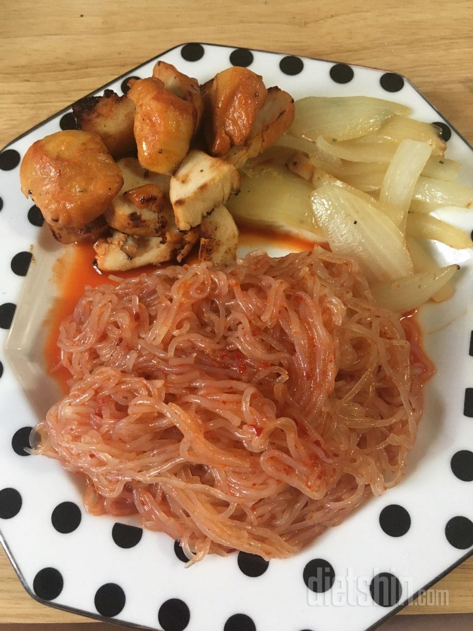 곤약 비빔국수