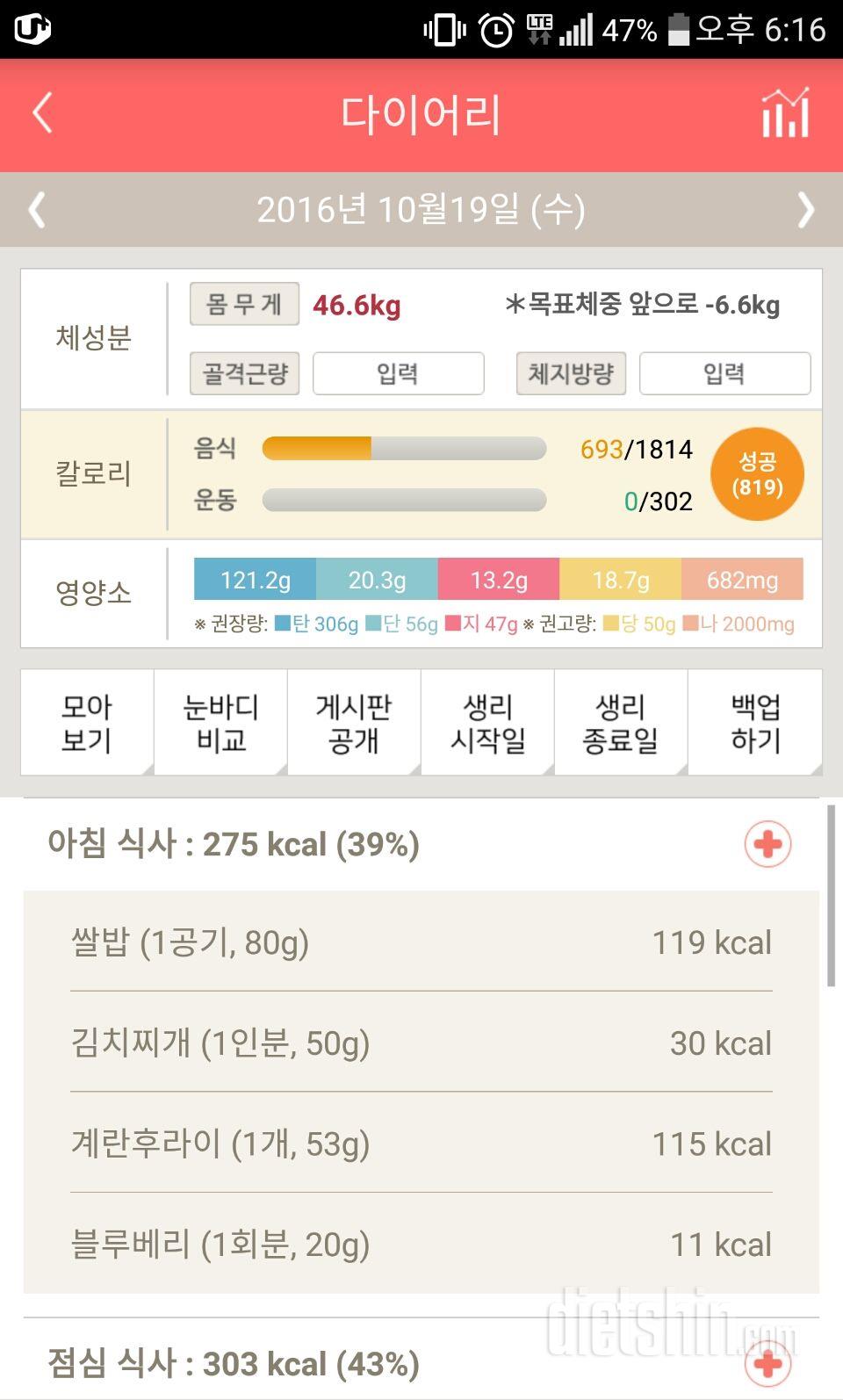 30일 밀가루 끊기 12일차 성공!