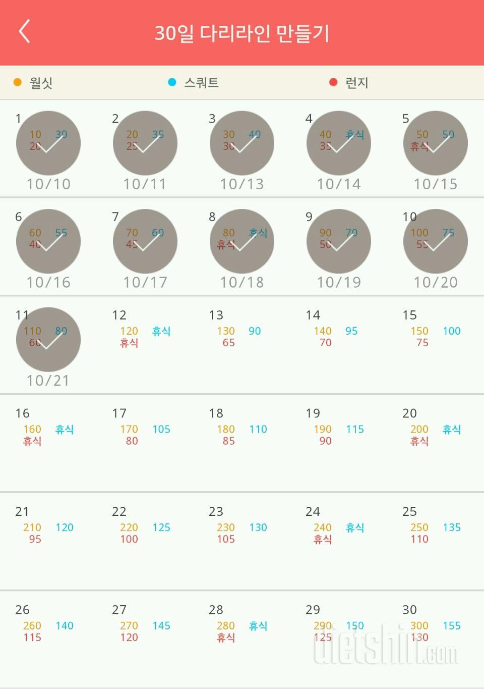 30일 다리라인 만들기 11일차 성공!