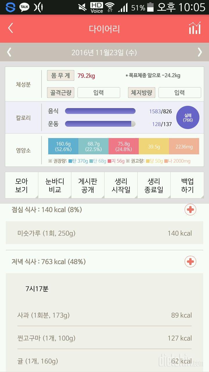 30일 밀가루 끊기 3일차 성공!