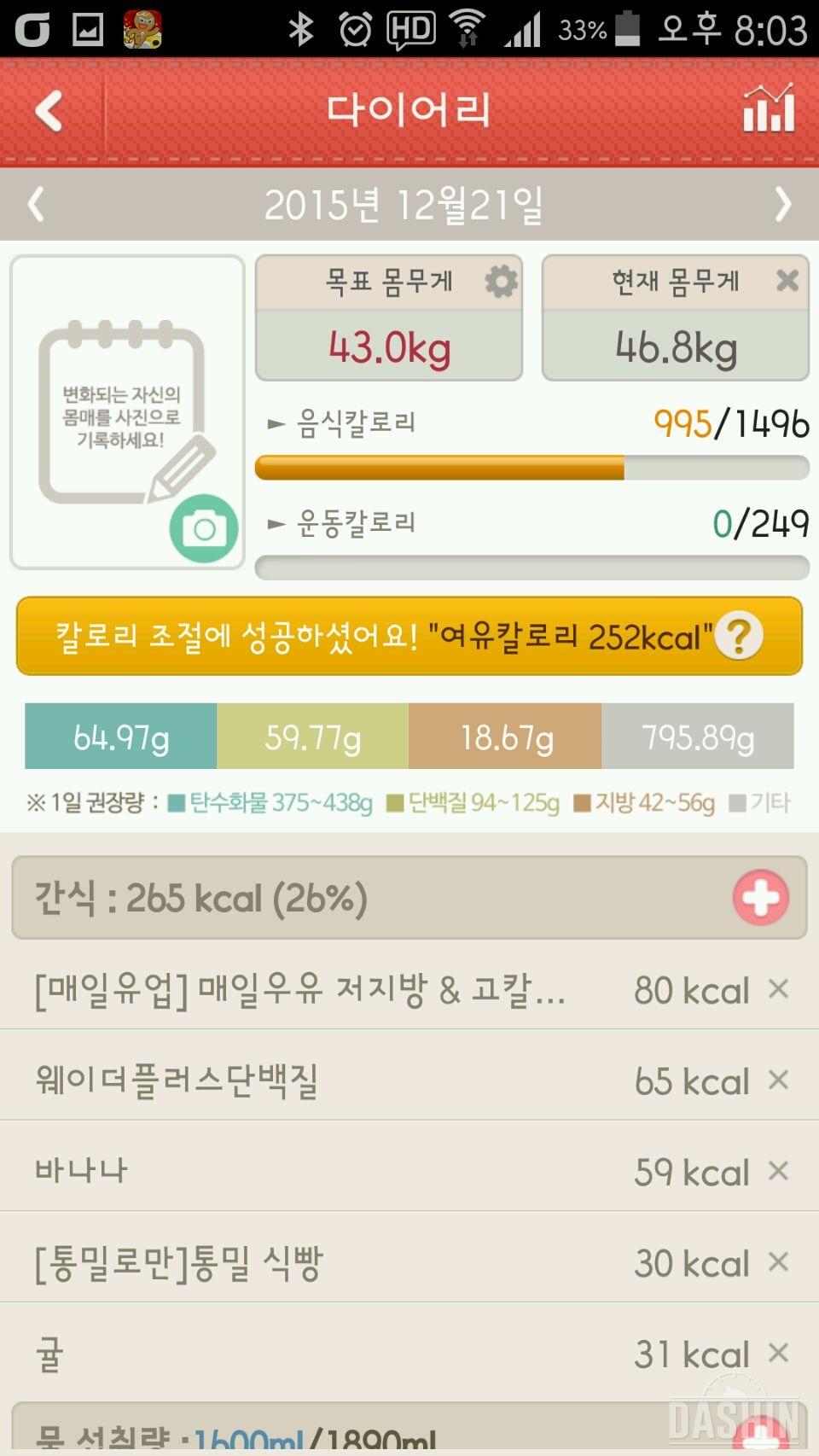 1000kcal, 14일