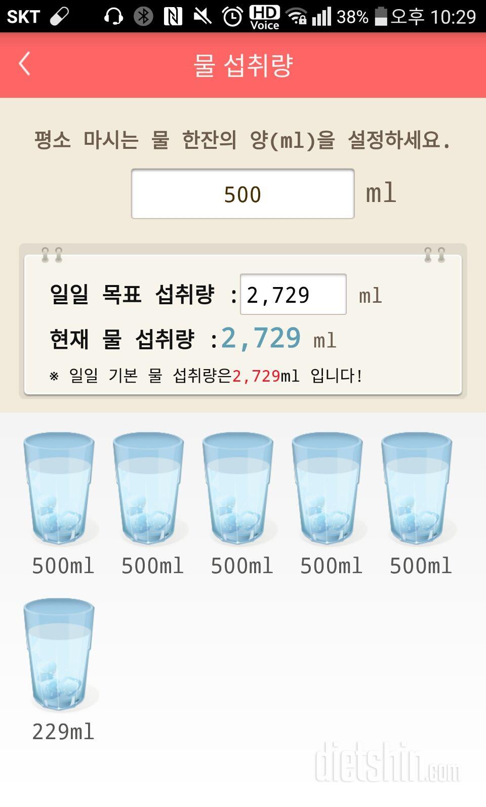 30일 하루 2L 물마시기 13일차 성공!