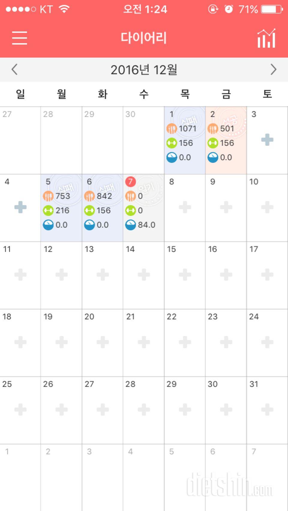 30일 1,000kcal 식단 1일차 성공!