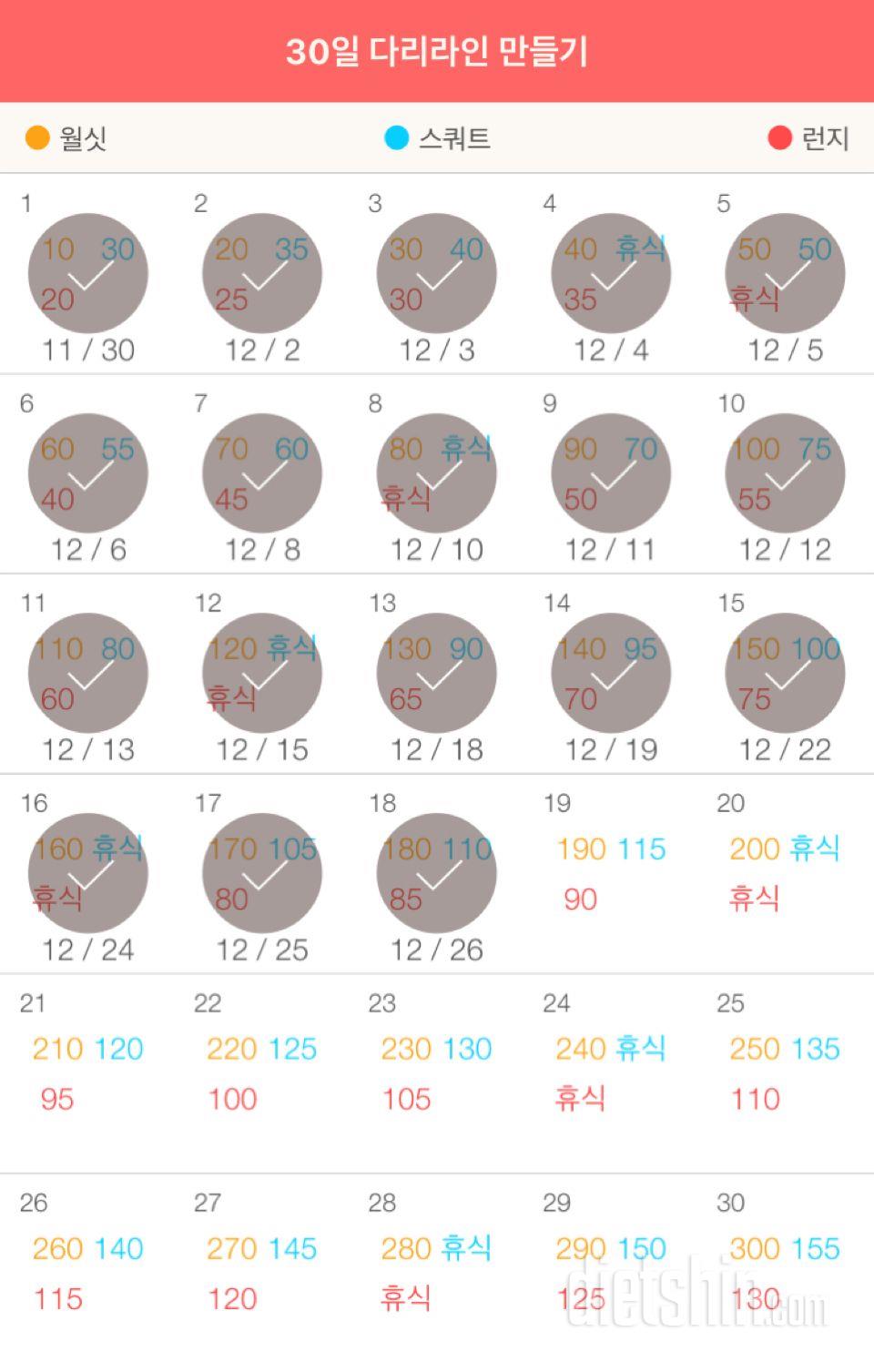 30일 다리라인 만들기 18일차 성공!