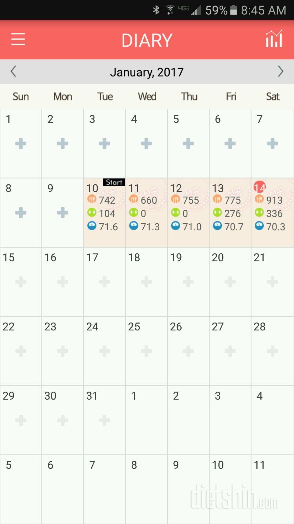 30일 1,000kcal 식단 1일차 성공!