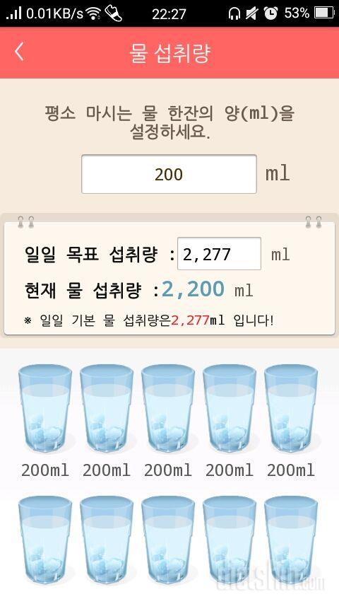 30일 하루 2L 물마시기 33일차 성공!