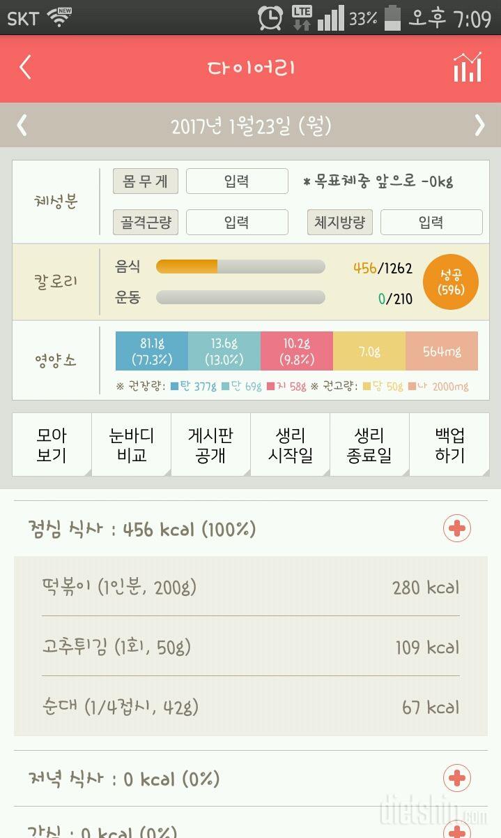 30일 야식끊기 25일차 성공!