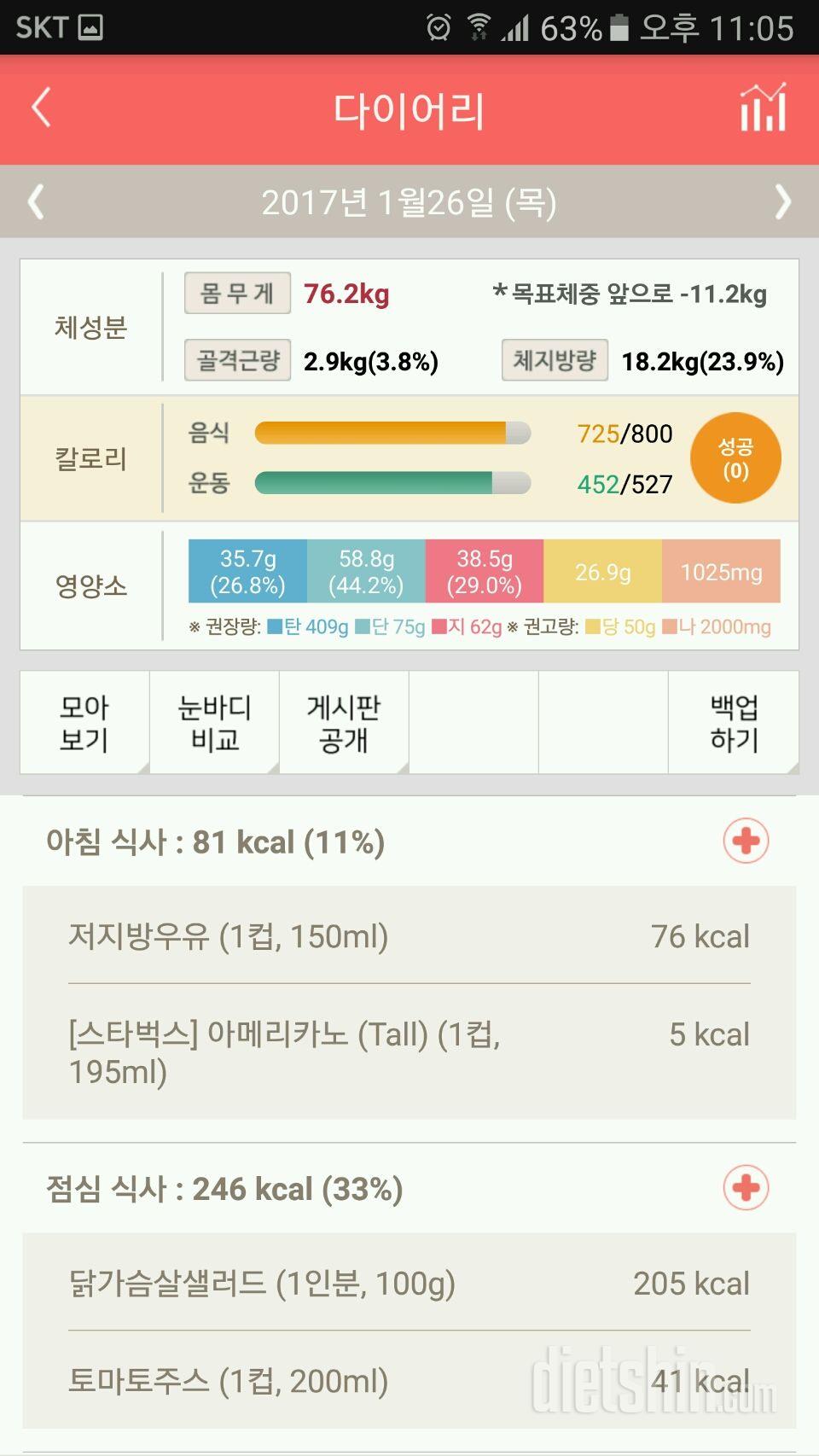 30일 야식끊기 4일차 성공!