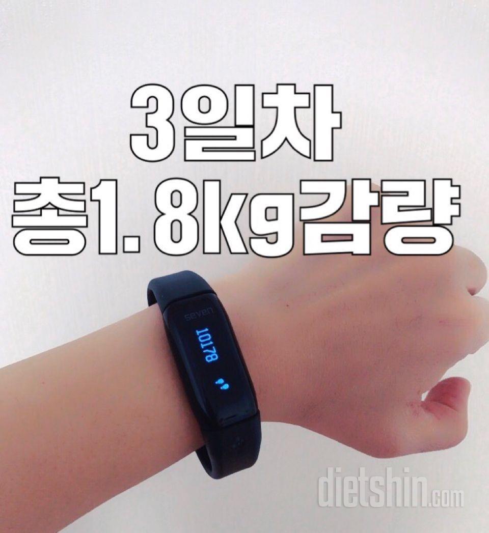 <스밴후기7>활용편-만보3일차 (총-1.8kg감량)