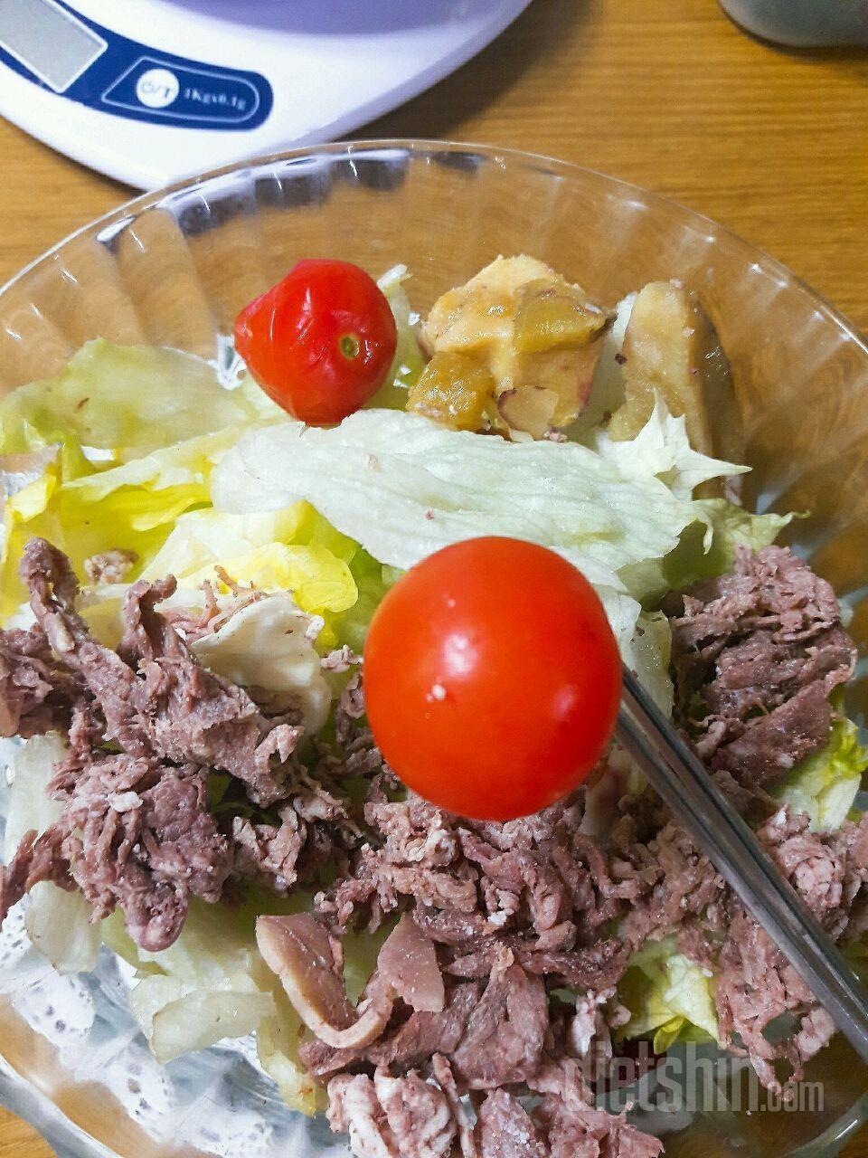 [6] 클렌즈 샐러드! 🍀 여섯번째는 담백한데, 너무 맛있는! 소고기🍖 샐러드