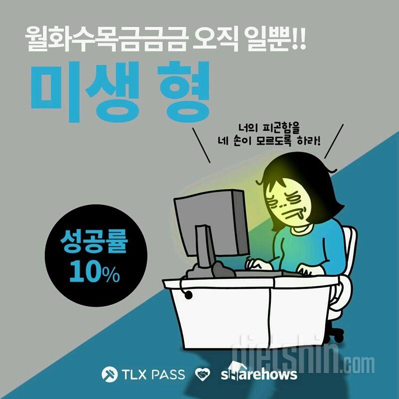 [자유게시판] 유형별 2017년 다이어트 성공할 확률