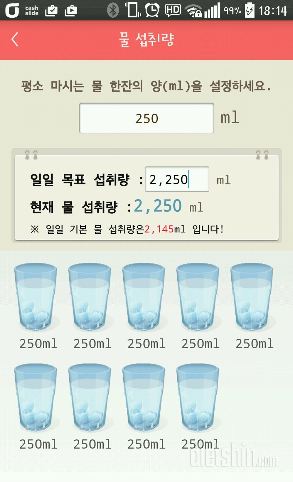 30일 하루 2L 물마시기 13일차 성공!