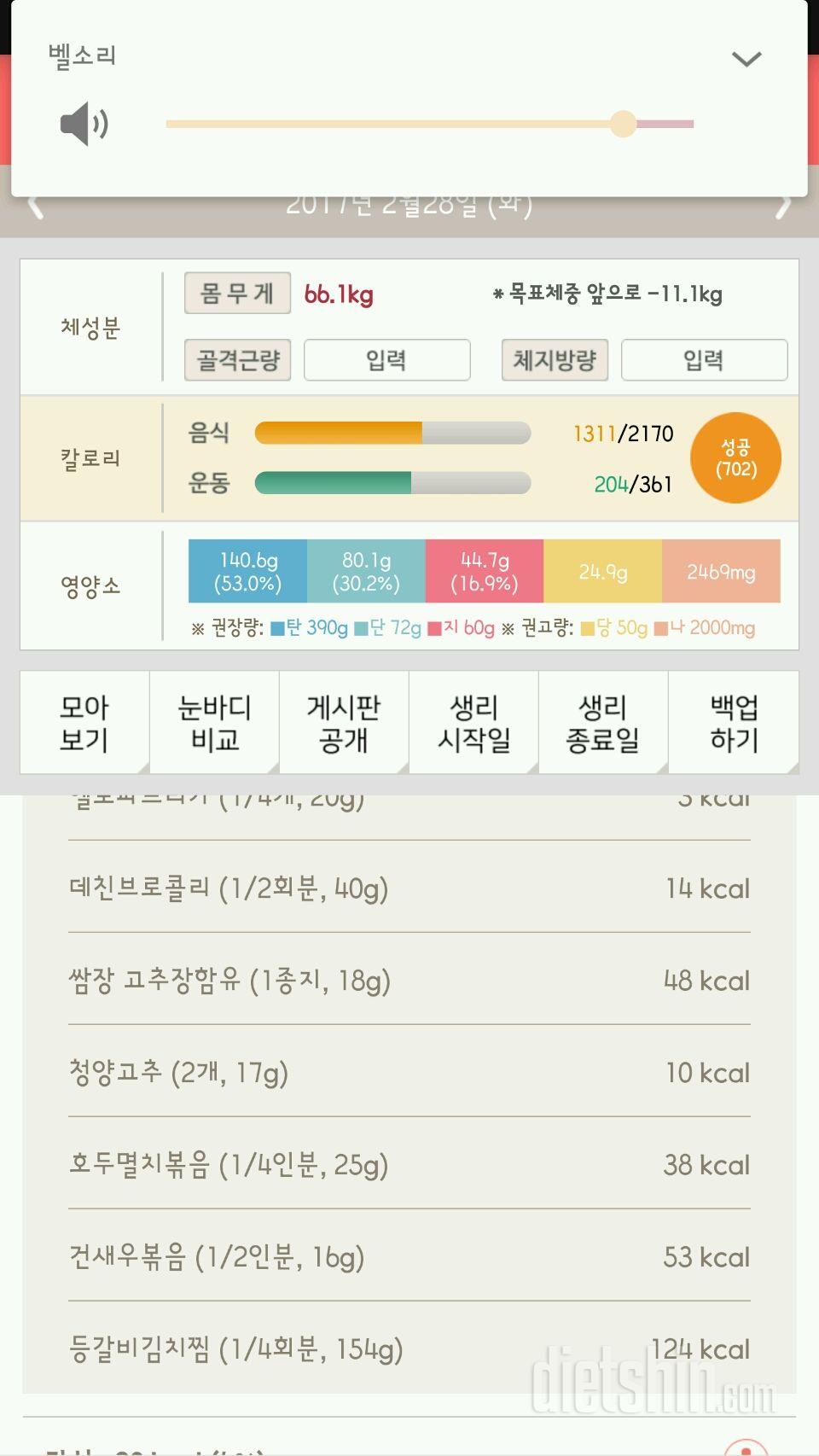 30일 야식끊기 7일차 성공!