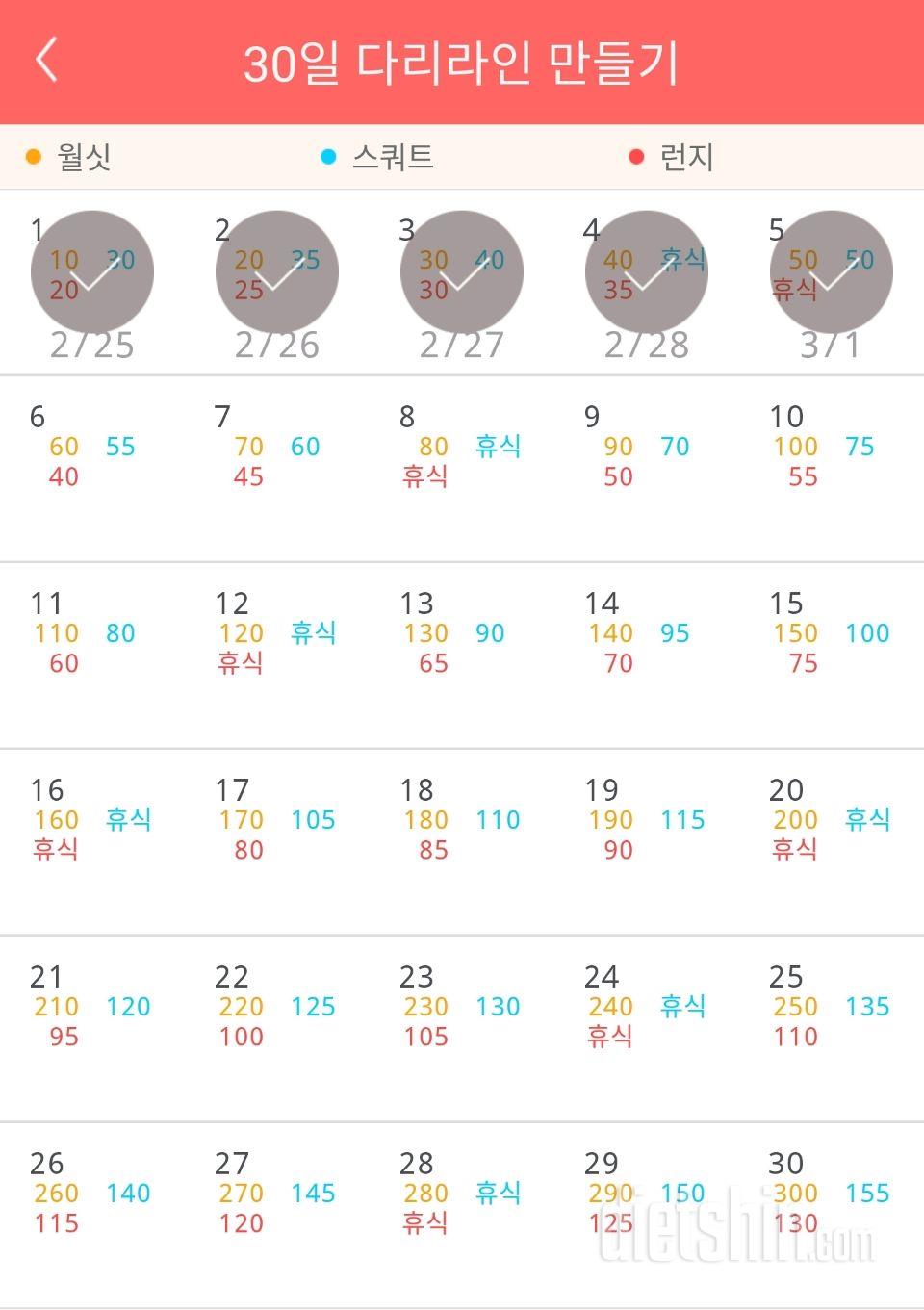 30일 다리라인 만들기 5일차 성공!